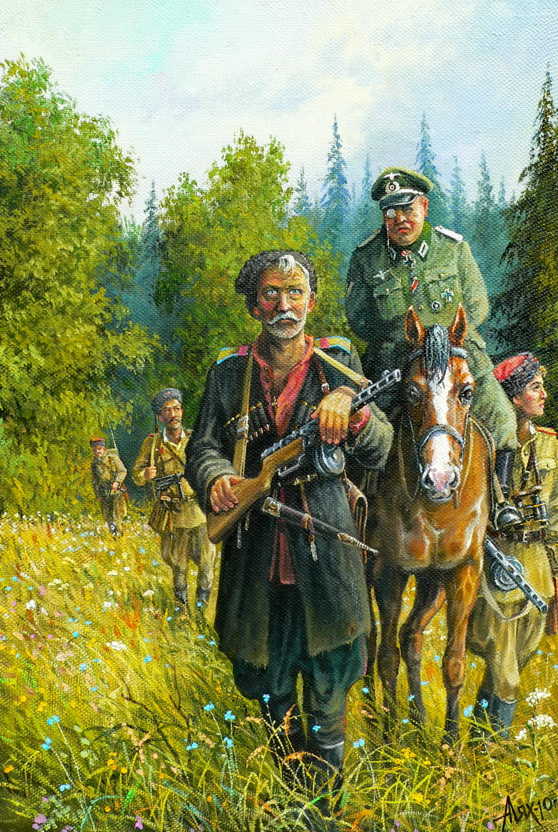 Казачий художник Андрей Петрович Лях