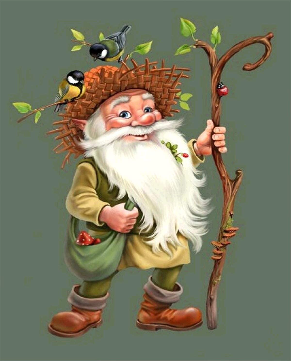 Рисунок лесавика дух