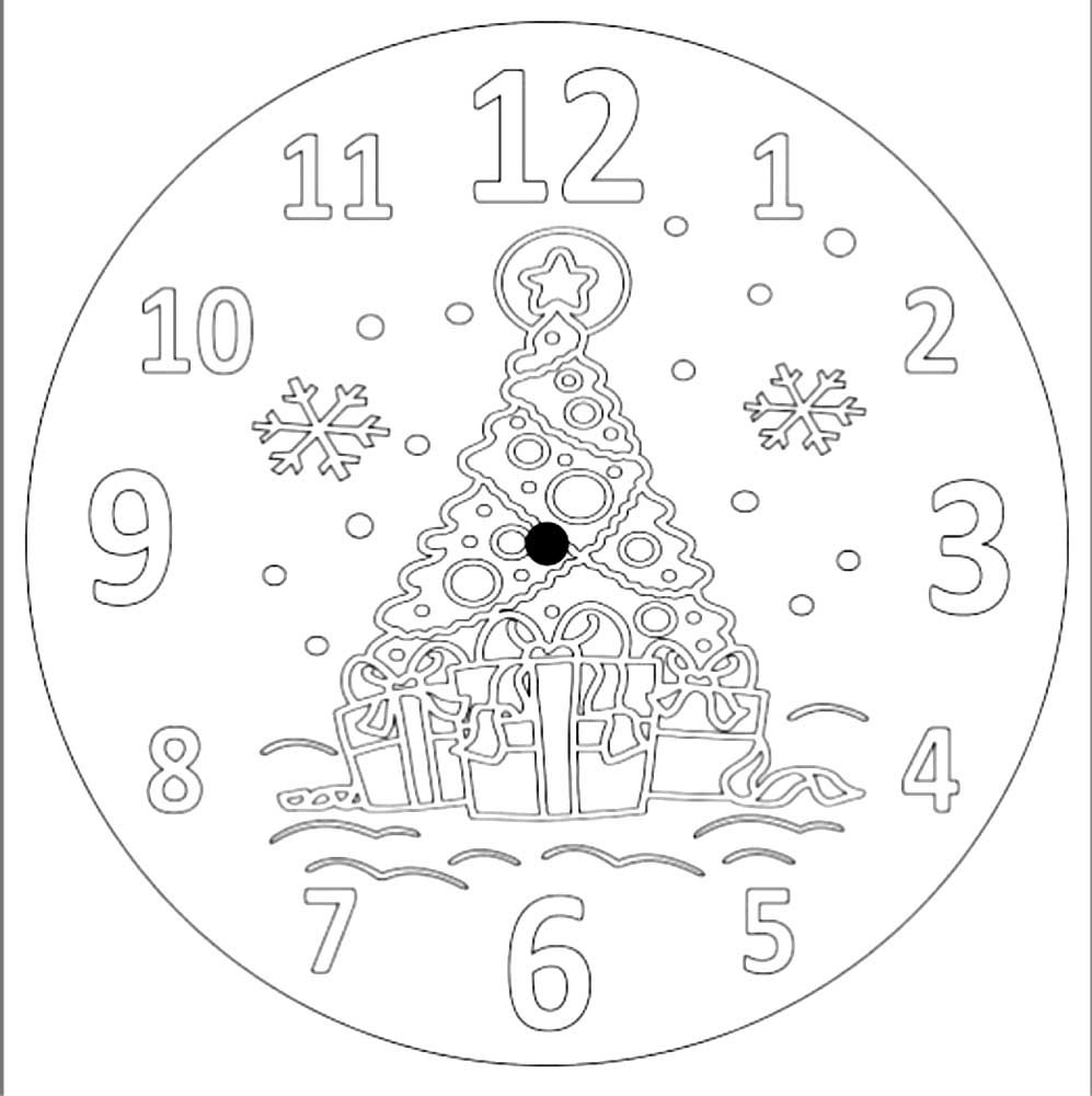 Новогодний циферблат