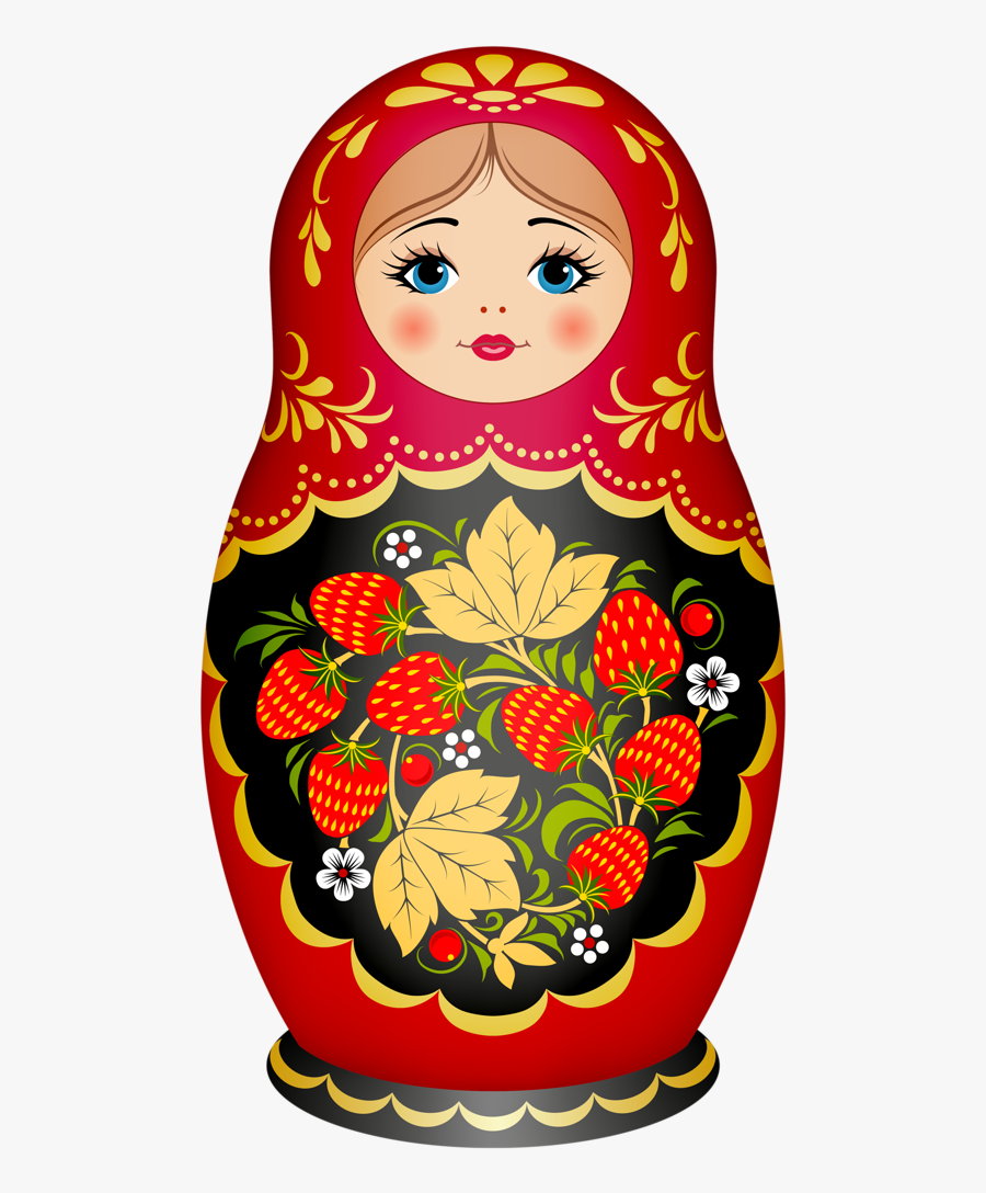 Матрешка Хохлома