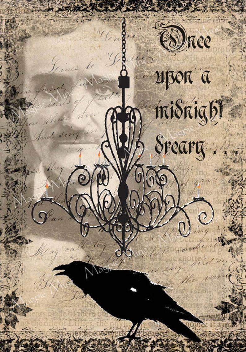 Nevermore ворон Эдгар по