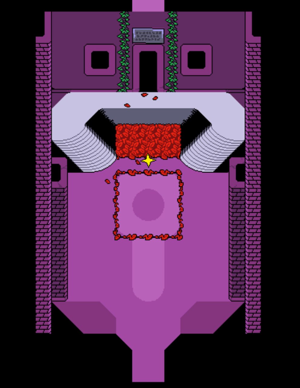 Карта руин Undertale
