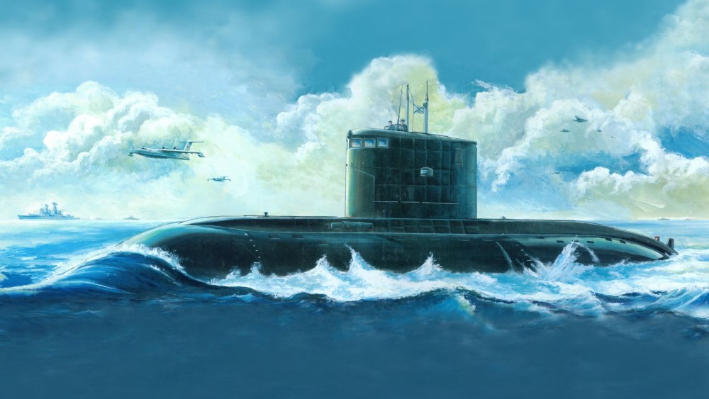 Корабль в море