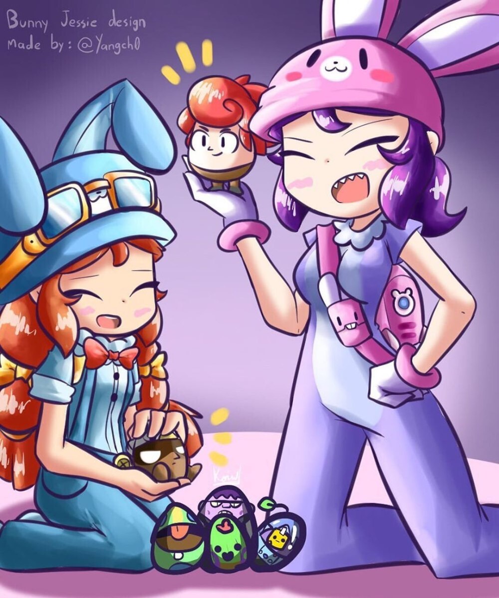 Brawl Stars Джеки и Джесси