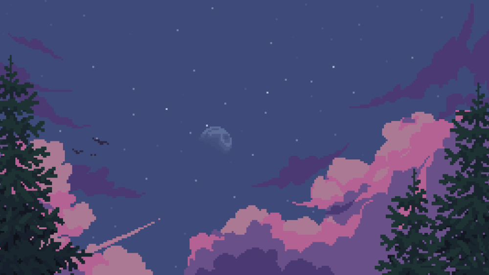 Pixel Art закат