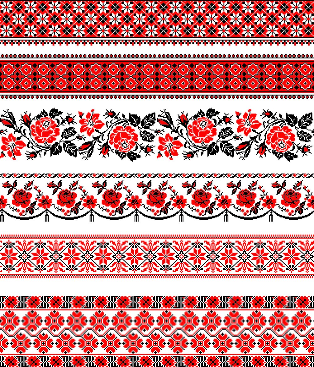 Рушник белорусский орнамент