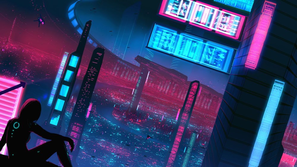 Cyberpunk 2077 неон