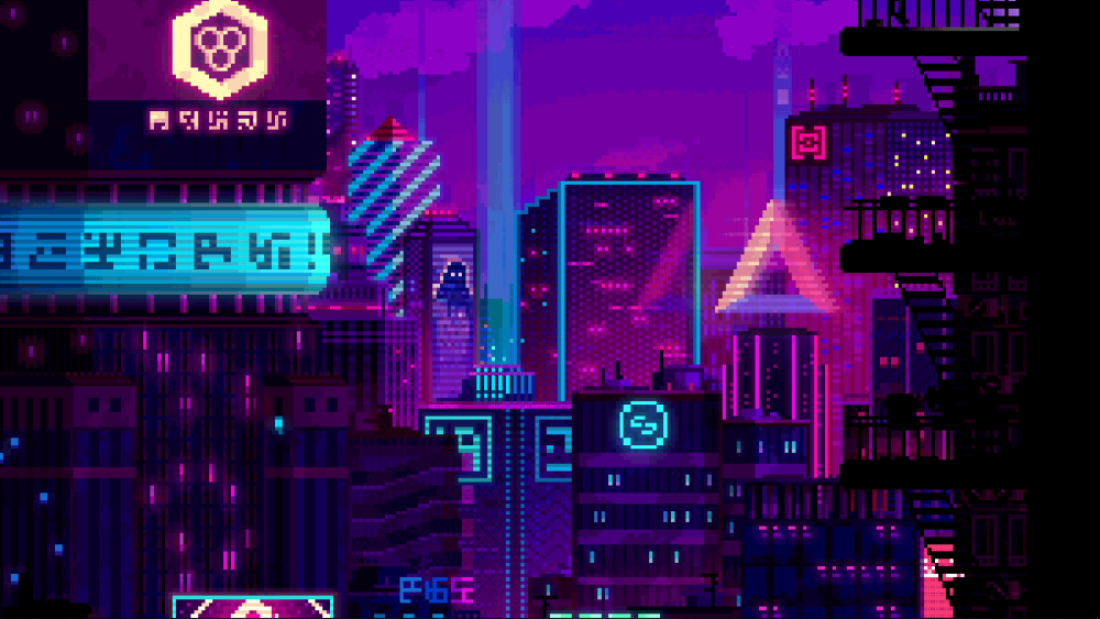 Cyberpunk 2077 неон