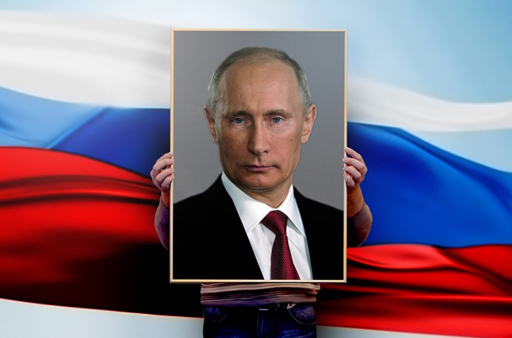 Портрет президента Российской Федерации в.в Путина