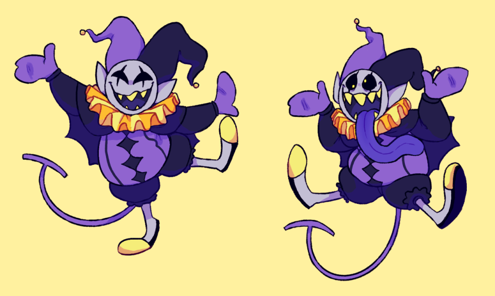 Jevil deltarune Art