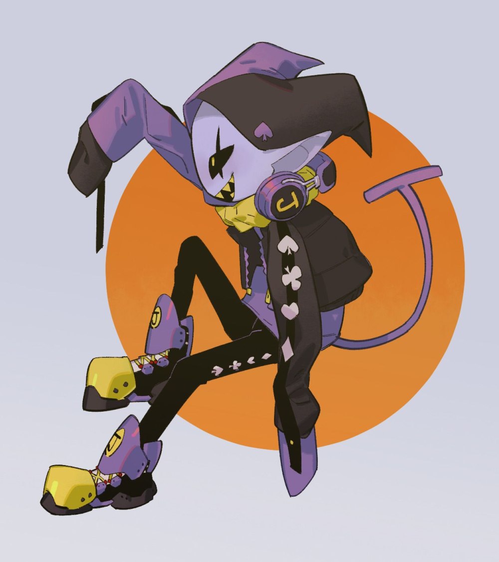 Jevil deltarune Art