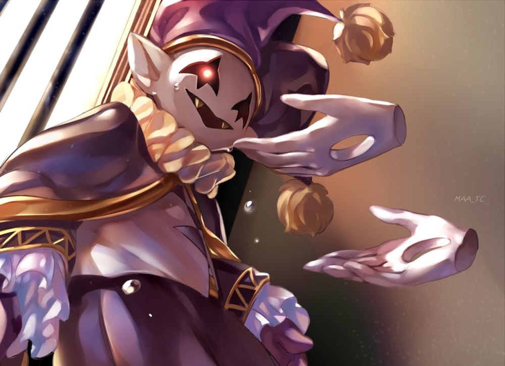 Jevil deltarune Art