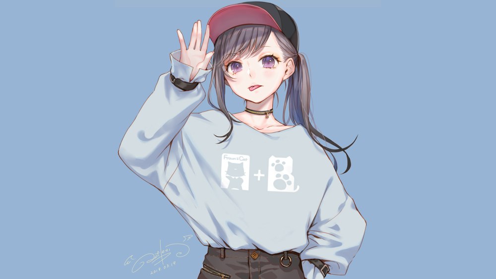 Аниме тянка пацанка