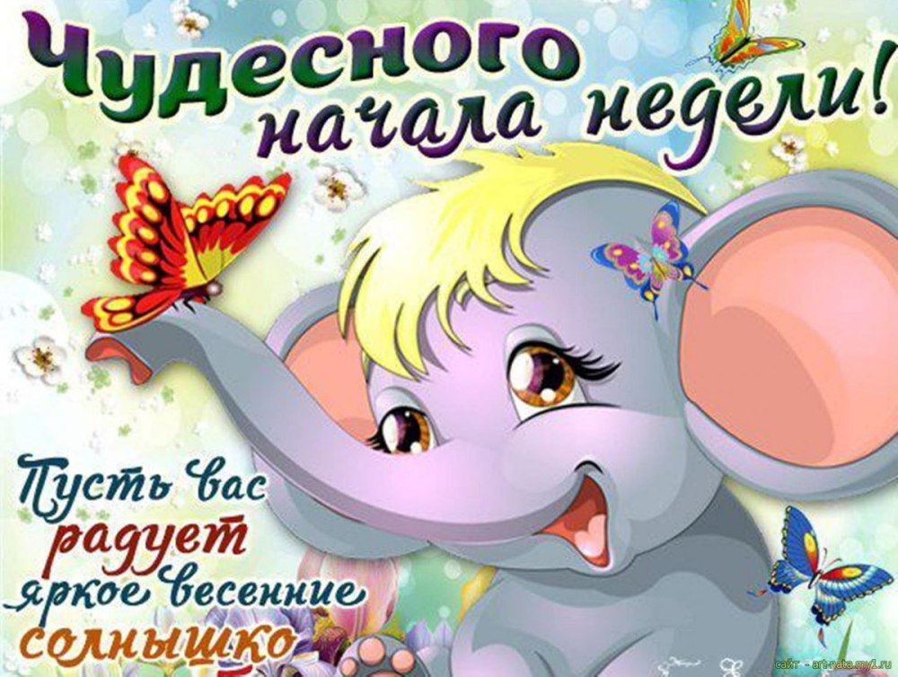 С добрым утром понедельника