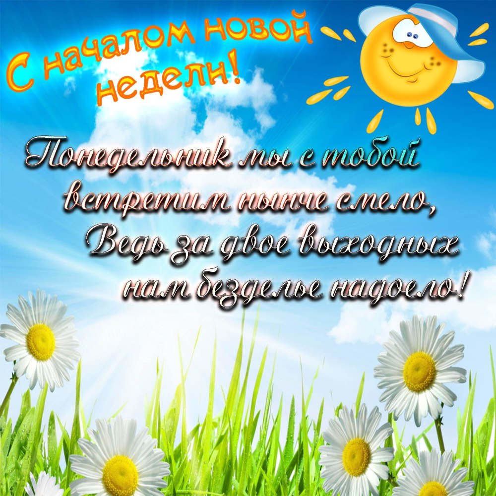 Открытки с добрым утром понедельника