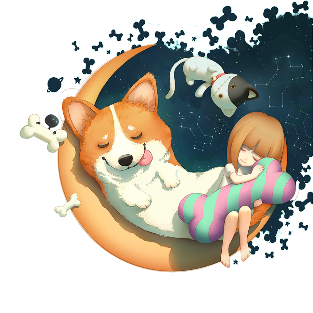 Корги аниме