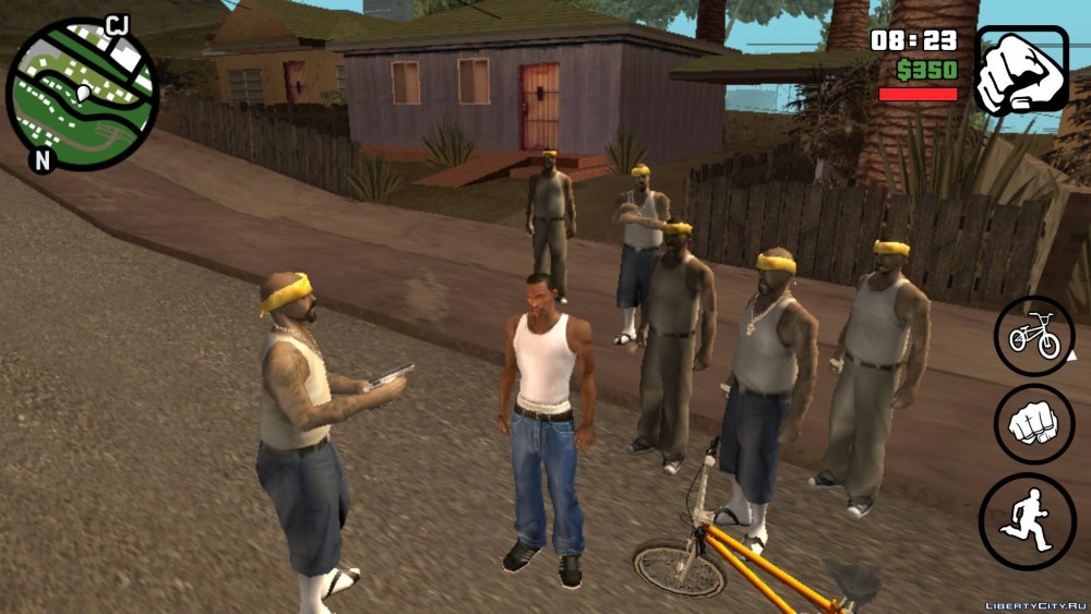 GTA San Andreas гангстеры