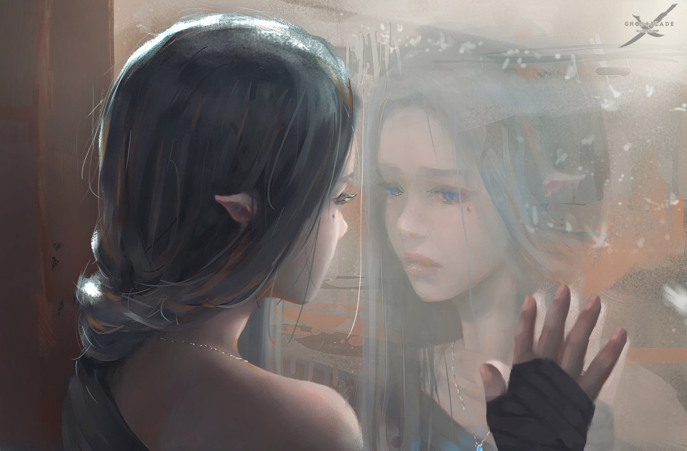 Wang Ling wlop эльфийка