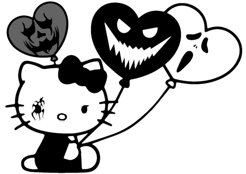 Тату Китти Kuromi