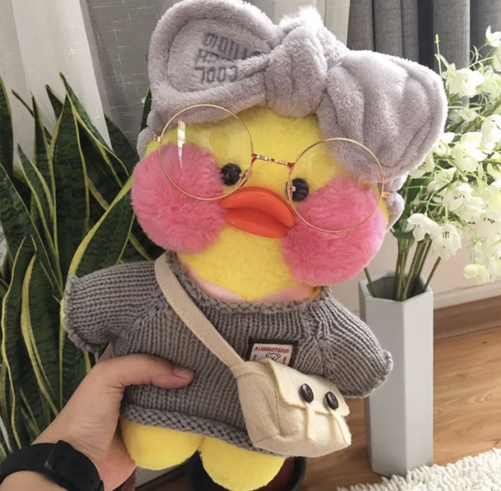 Плюшевая уточка лалафанфан