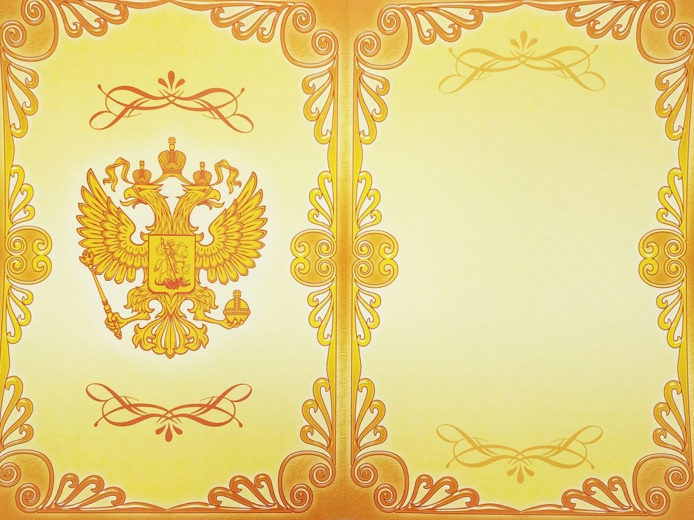 Рамка официальная