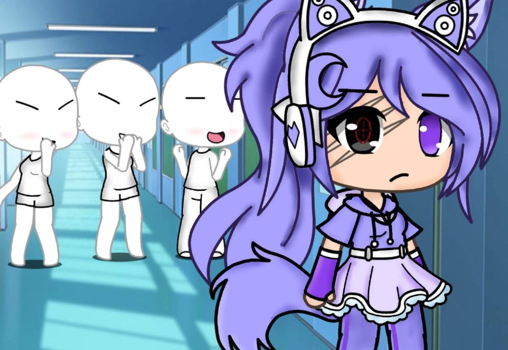 Зелёная Gacha Life
