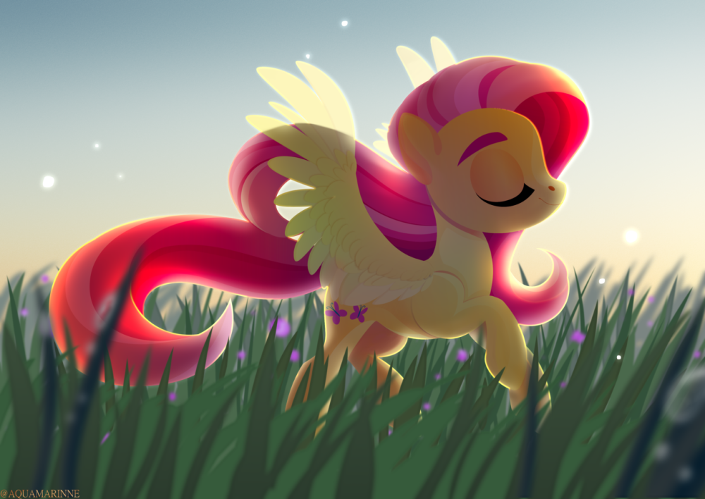Fluttershy mirroredsea