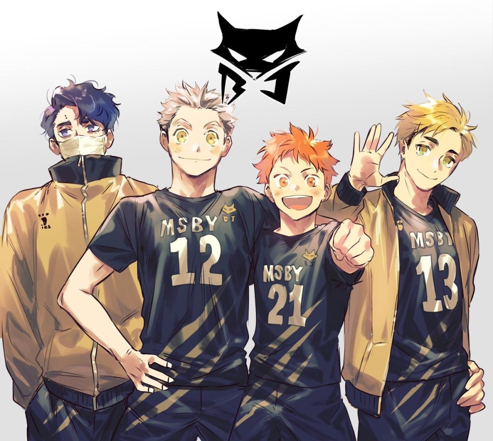 Братья Мия Haikyuu