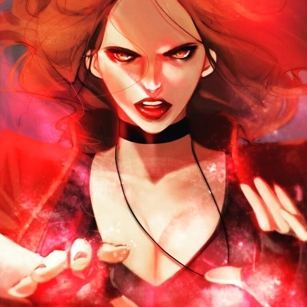 Ванда Максимофф Marvel арт