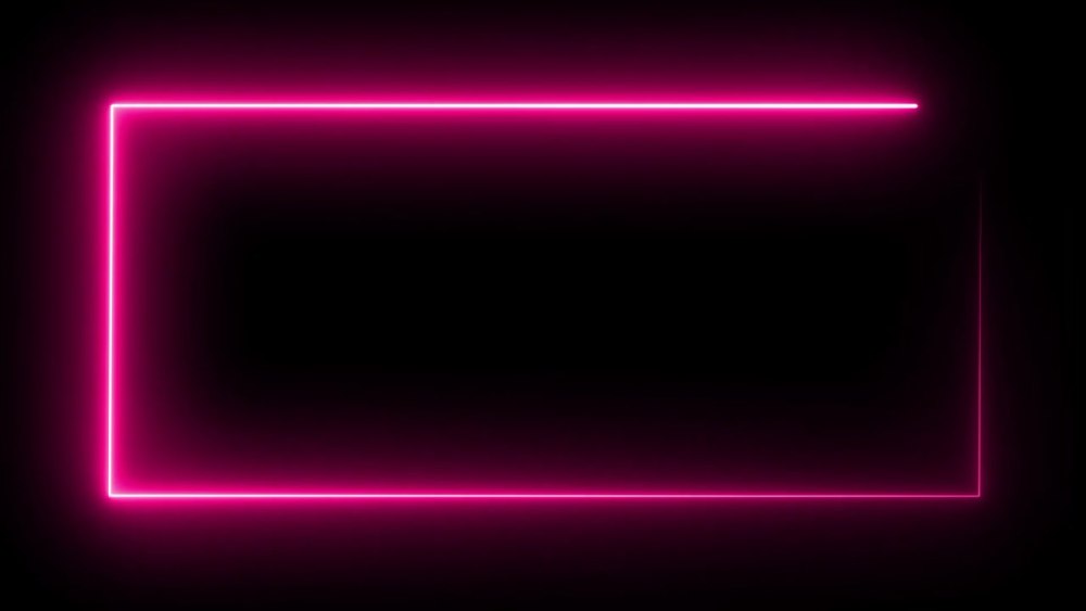Фиолетовая неоновая рамка