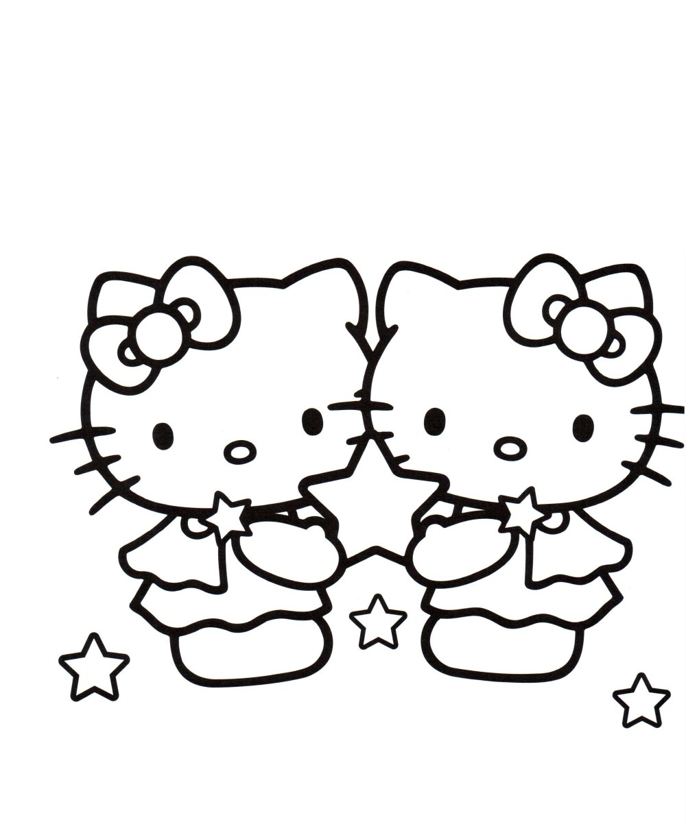 Китти Kuromi инди КИД раскраска