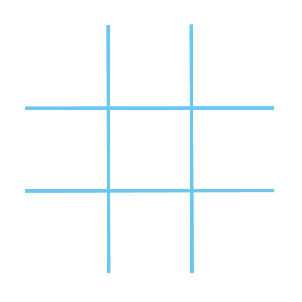 Tic tac Toe шаблон