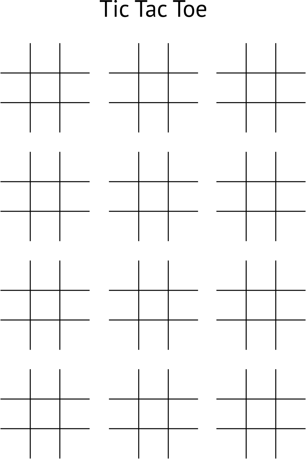 Tic tac Toe игра