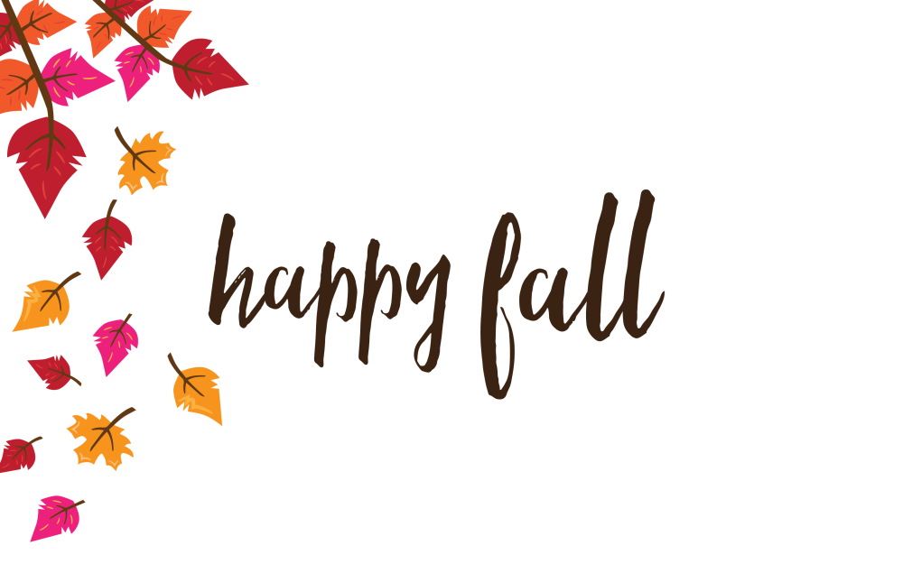Happy autumn надпись
