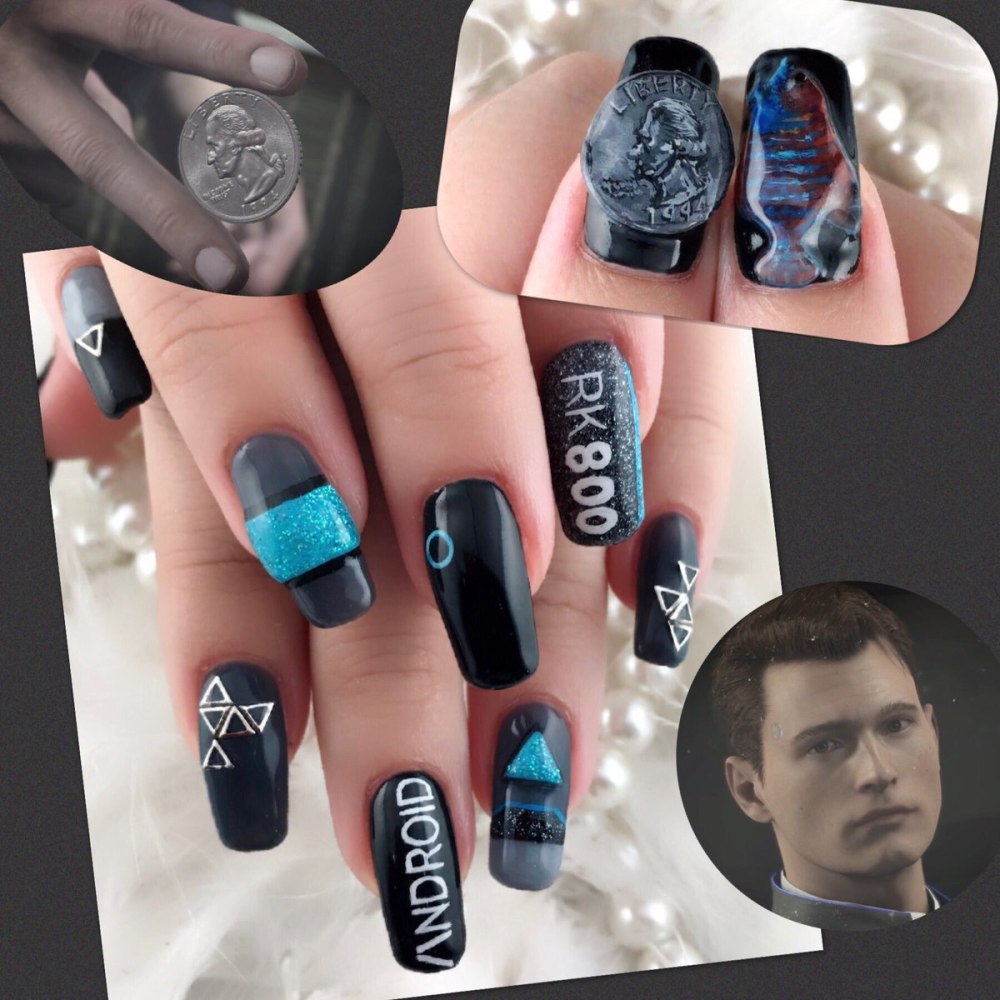 Маникюр Detroit become Human