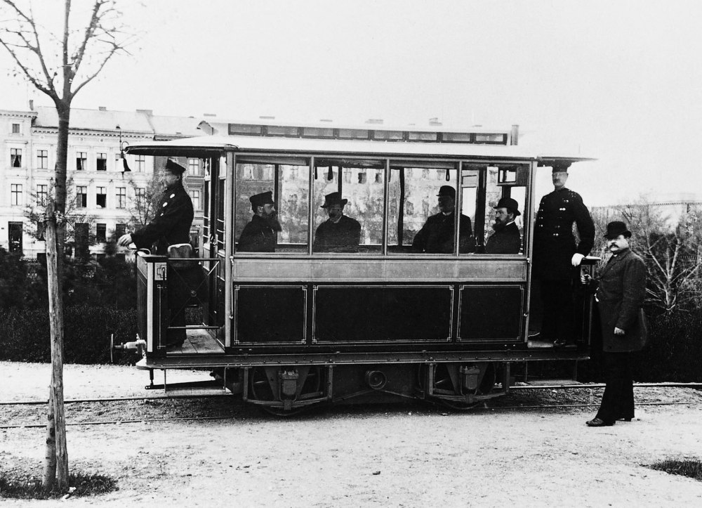 1880 Электрический трамвай изобретатель фёдор Аполлонович Пироцкий