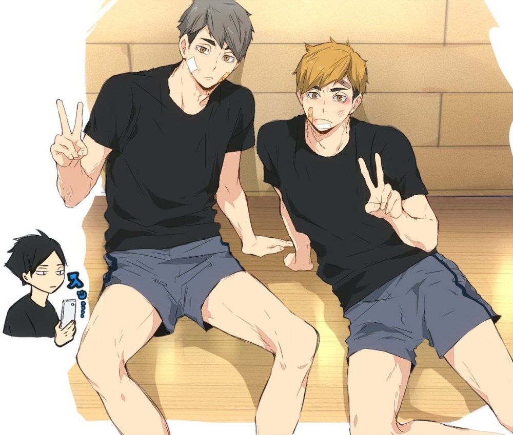 Haikyuu Мия Осаму и Атсуму
