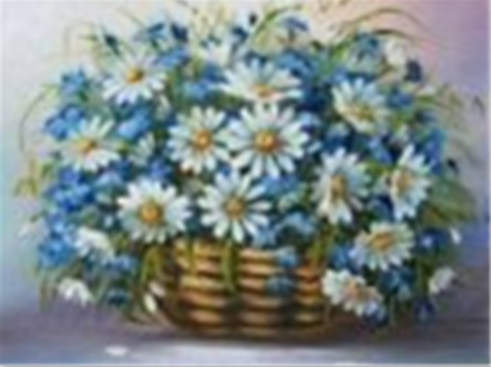 Открытки с ромашками и васильками