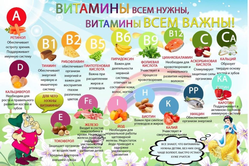 Веселые овощи и фрукты