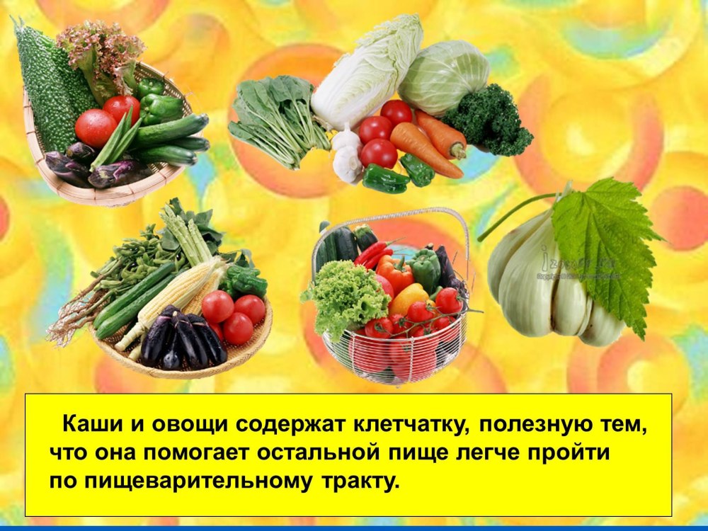 Витамины в продуктах для детей