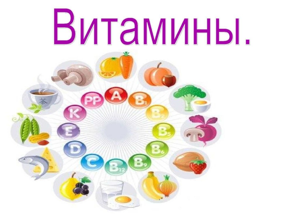 Витамины и минералы для детей в продуктах