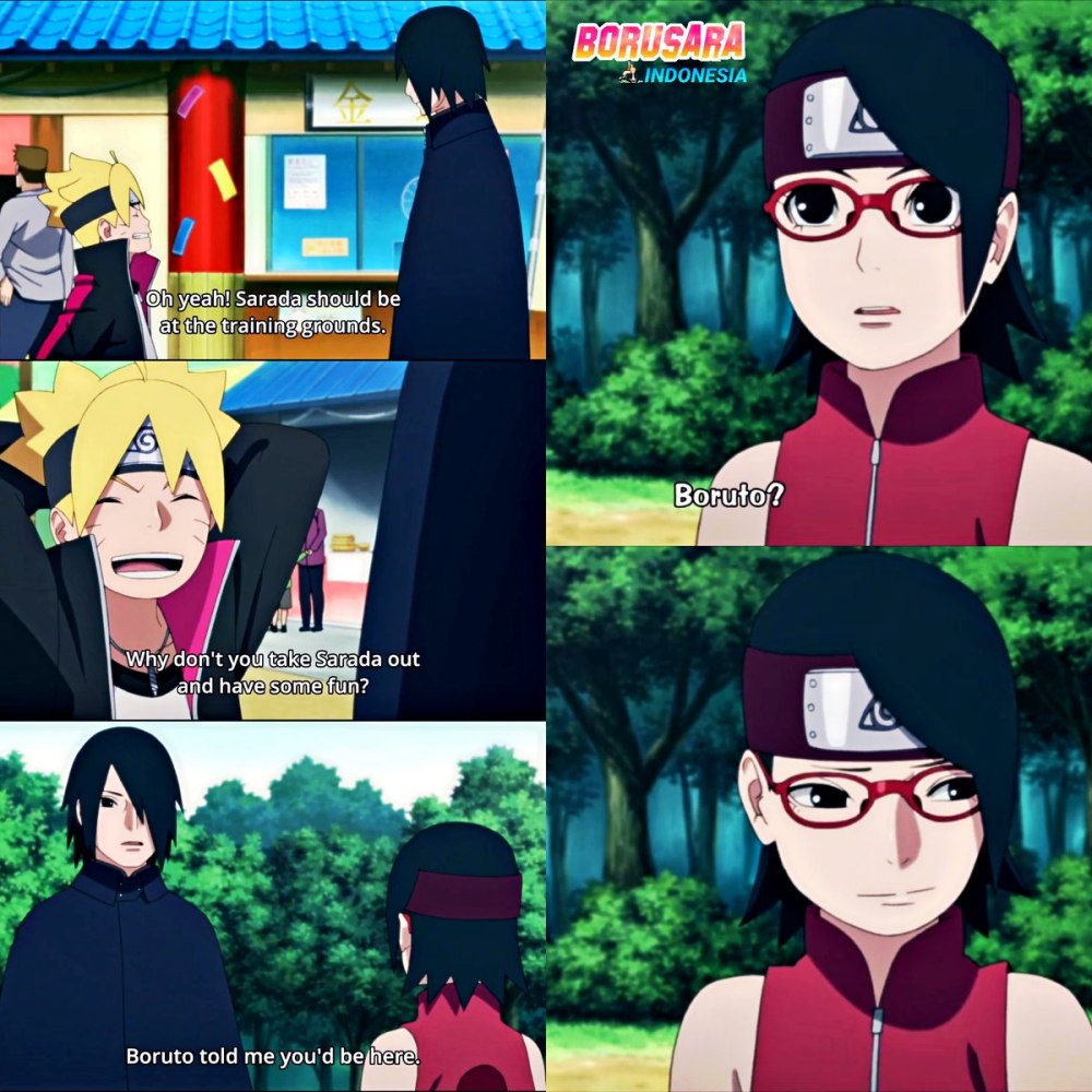 Boruto Sarada любовь