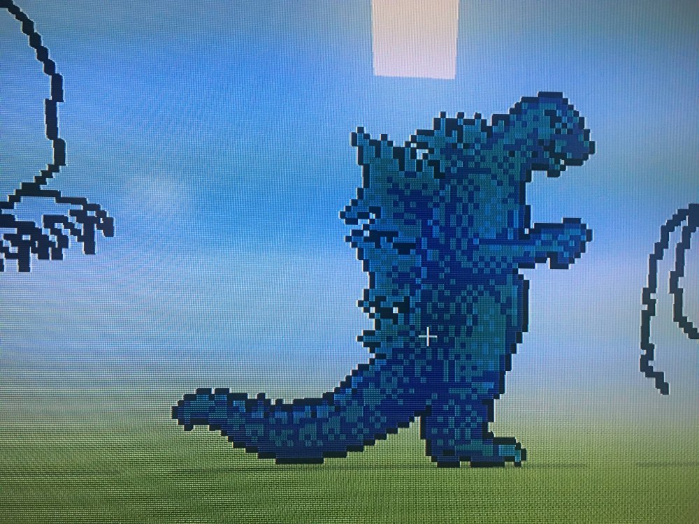 Godzilla майнкрафт