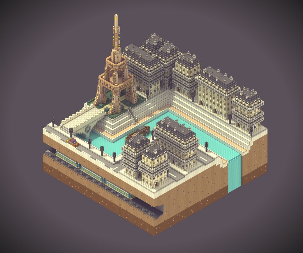 Magica Voxel майнкрафт