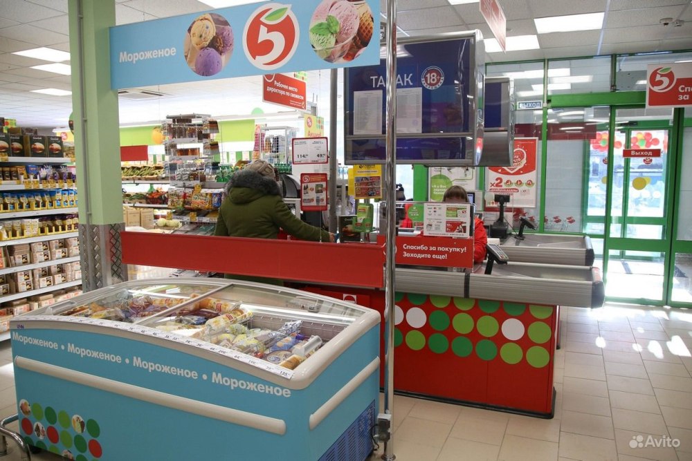 Касса в магазине Пятерочка