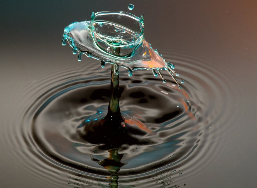 Фото капли воды высокого разрешения
