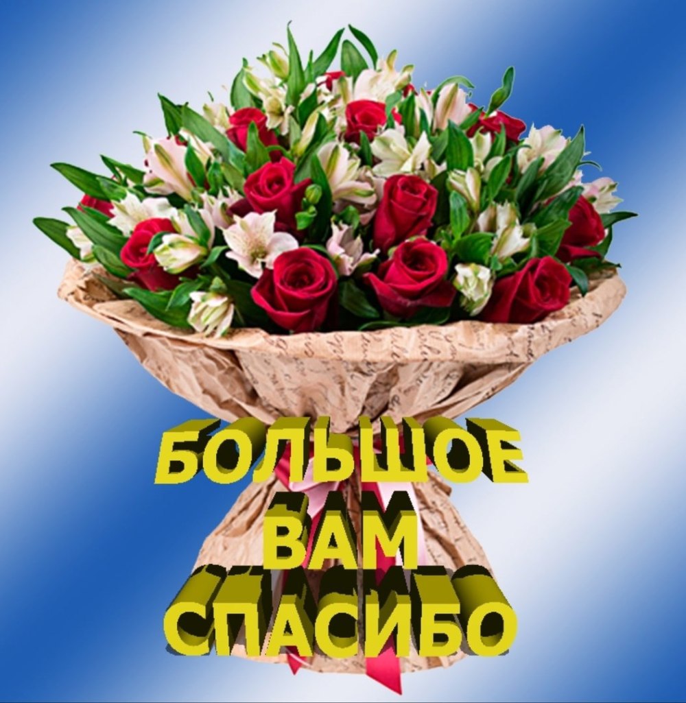 Открытки спасибо большое