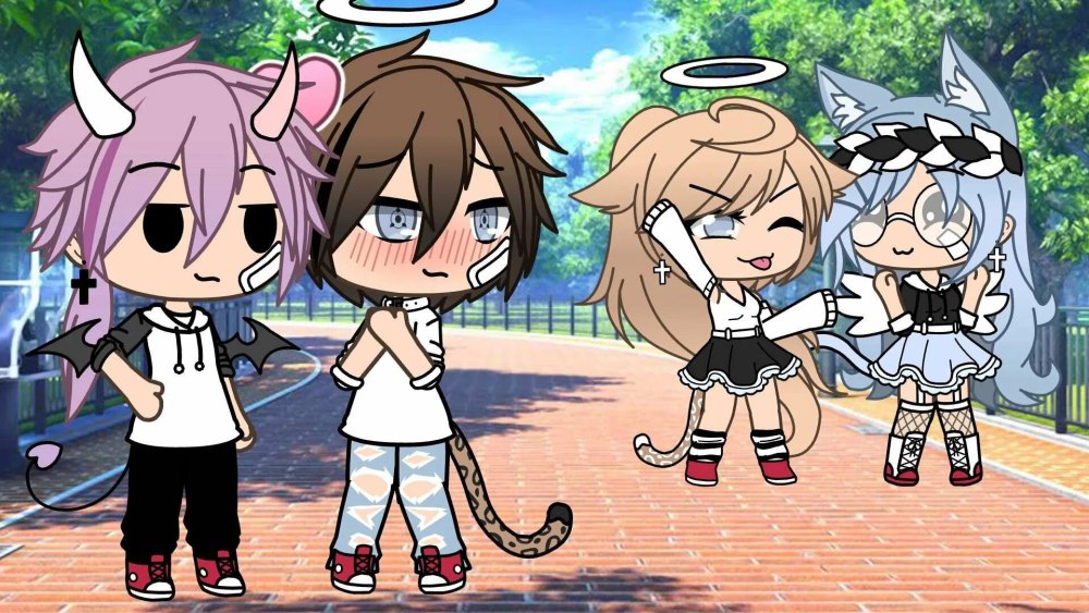 Gacha Life волосы для мальчиков