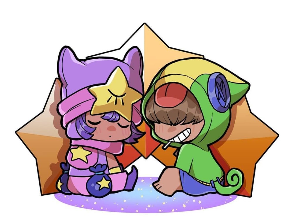Brawl Stars Леон и Сэнди любовь