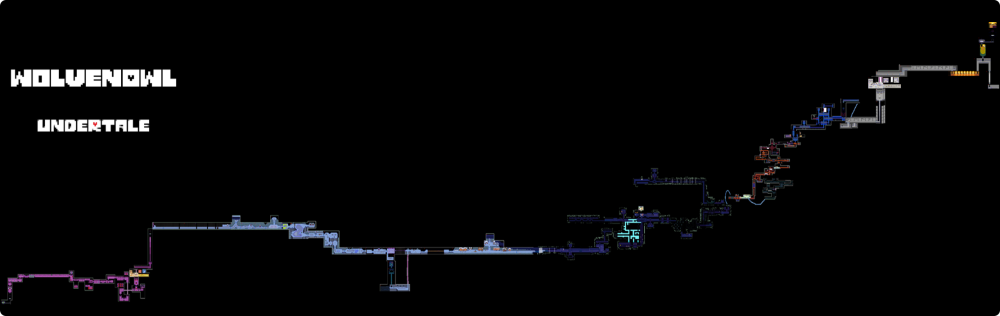 Карта руин Undertale